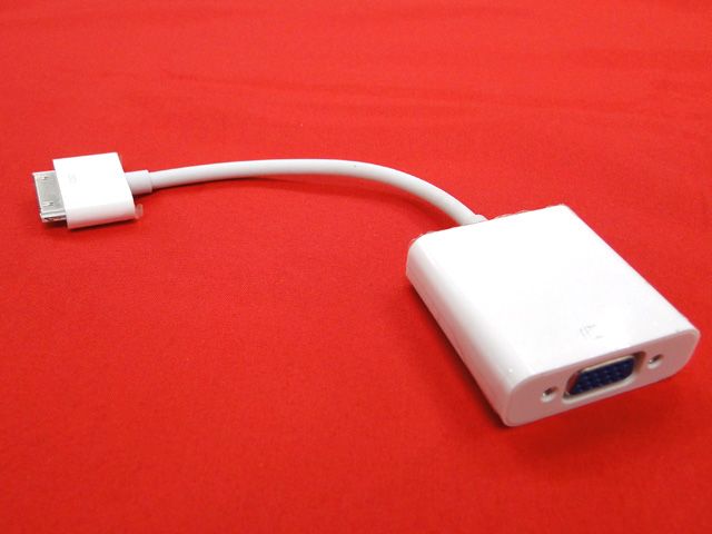 Apple iPad Dock Connector to VGA Adapter for projector  
