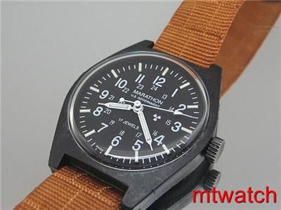 COLLECTABLE VINTAGE MARATHON MILITARY MECHANICAL WATCH  