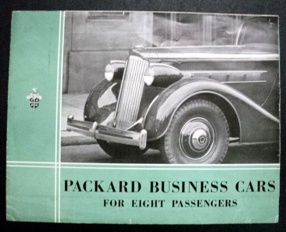 Packard 1935 Business Cars For 8 Passengers Brochure  