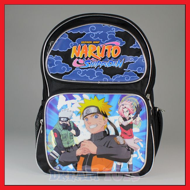 16 Naruto Backpack   Bag Book School Boys Shippuden  