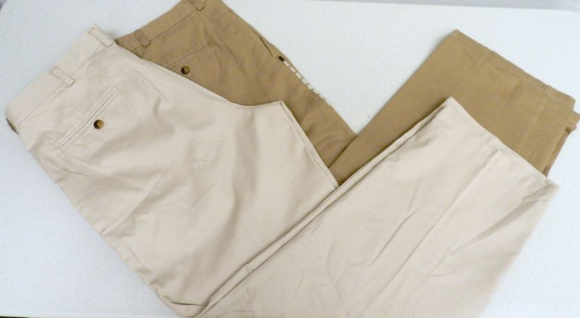 Haggar Plain Front Dress Pants 42x32, 34x29  