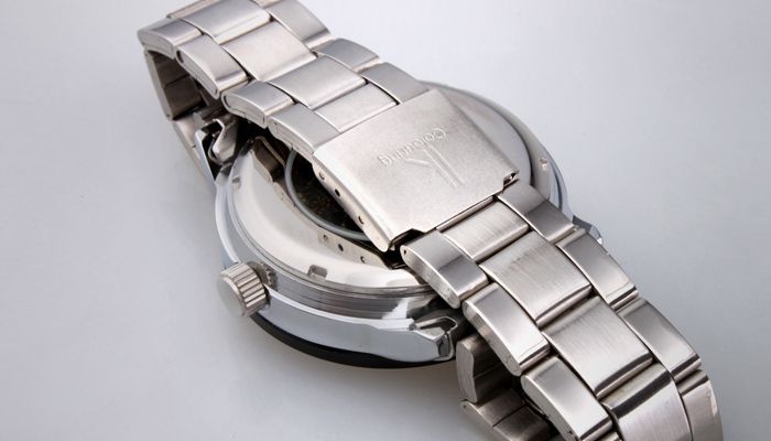 Shinning Fashion Cool Automatic White Gold Mens Wrist Watch  