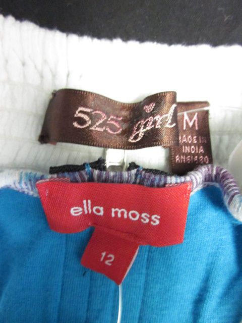 ELLA MOSS/525 GIRL Tie Dye Tank White Skirt Set Sz 12/M  