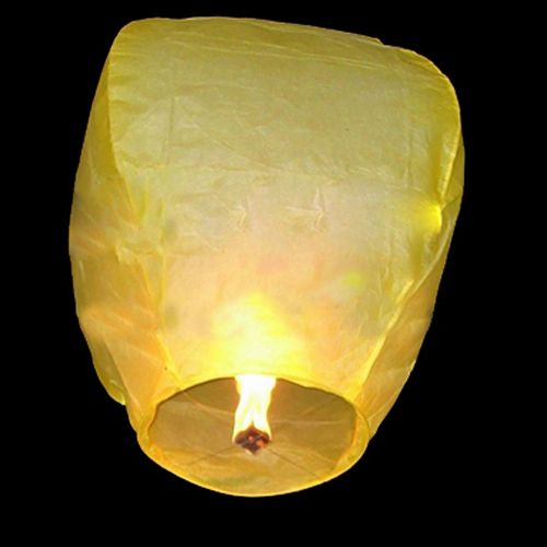 20×8 COLOR LARGE Lanterns Chinese paper sky candle wed flying Party 