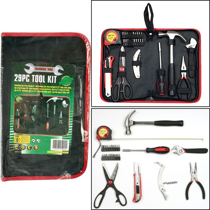 Trademark Tools Handy Man Tool Kit – 29 pc. 768537050911  