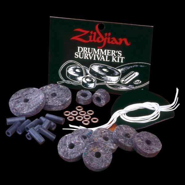 Zildjian Cymbals Drummers Survival Kit Washers Felts 642388113851 