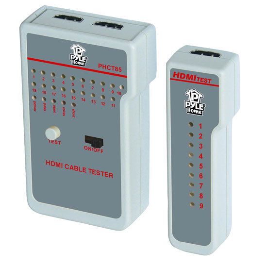 NEW PyleHome   PHCT85   HDMI High Definition Cable Tester  