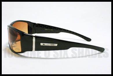 HD Vision Lens Driving Sunglasses Clear View BLACK New  