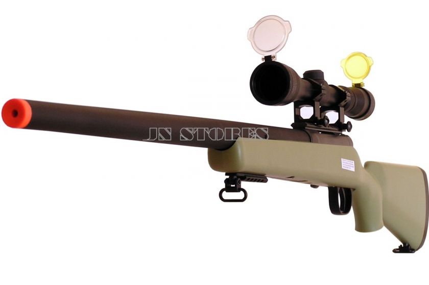 450FPS Bolt Action Airsoft Sniper Rifle w/Scope 700 GN  