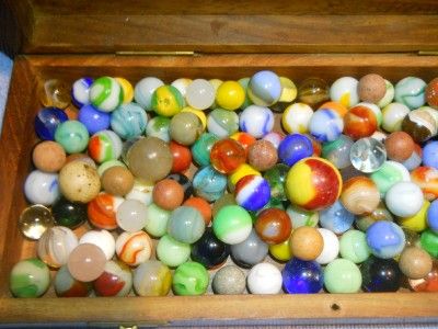 140 OLD, VINTAGE & ANTIQUE MARBLE LOT #S 986  