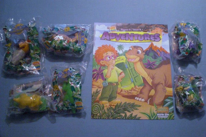 Burger King 1997 The Land Before Time Set of 6 MIP  