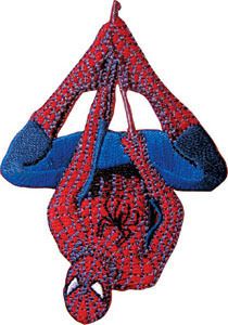 Spider Man Hanging Marvel Comics Iron On Patch SPI011  