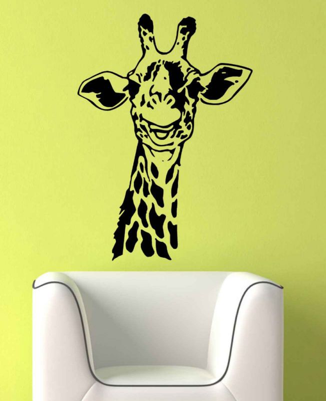 Kids Room Vinyl Wall Art Decal Sticker Giraffe Neck 31  