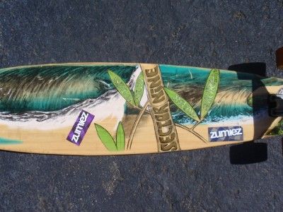 Pre Owned Sector 9 Pipeline Bamboo Longboard Skateboard  