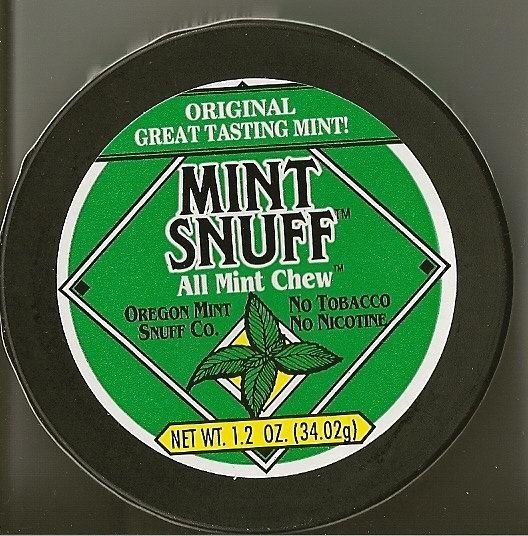 Mint Snuff Tobacco Free Chew ORIGINAL MINT Flavor  