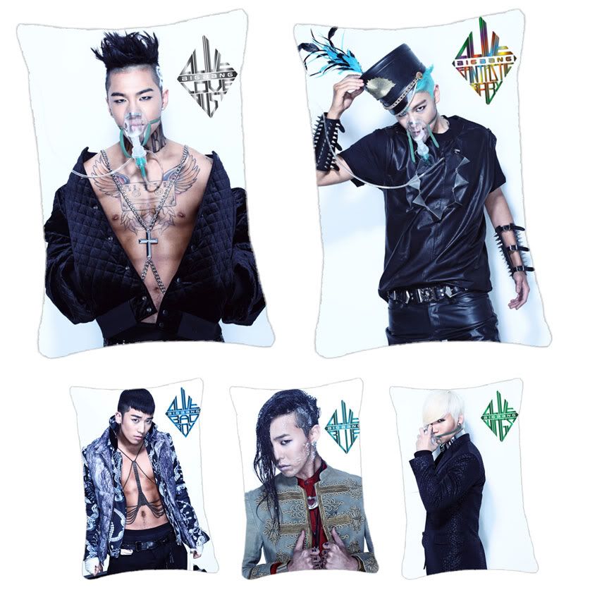 Korea Big Bang BIGBANG Photo Pillow Case Cover 2012 COME BACK Alive 